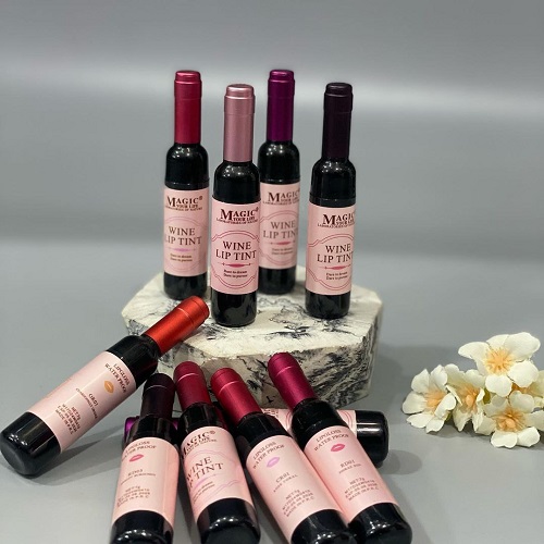 تینت لب طرح شراب