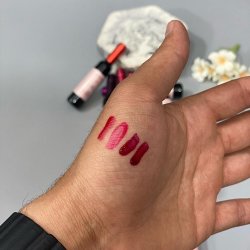 تینت لب طرح شراب